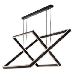 Citilux Дуэт CL719K211 LED Люстра подвесная с пультом Чёрная