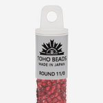 Японский бисер TOHO Round 11/0 (№25C), с внутренним серебрением, прозрачный