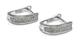 Ювелирные серьги "Эстерелла" из серебра