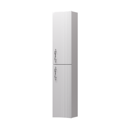 Пенал AIMA Amethyst 30П 2Д White (L, R) вогнутый