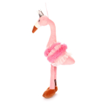 Мягкая игрушка "Фламинго в Юбочке и Короне" 26см (Maxitoys)