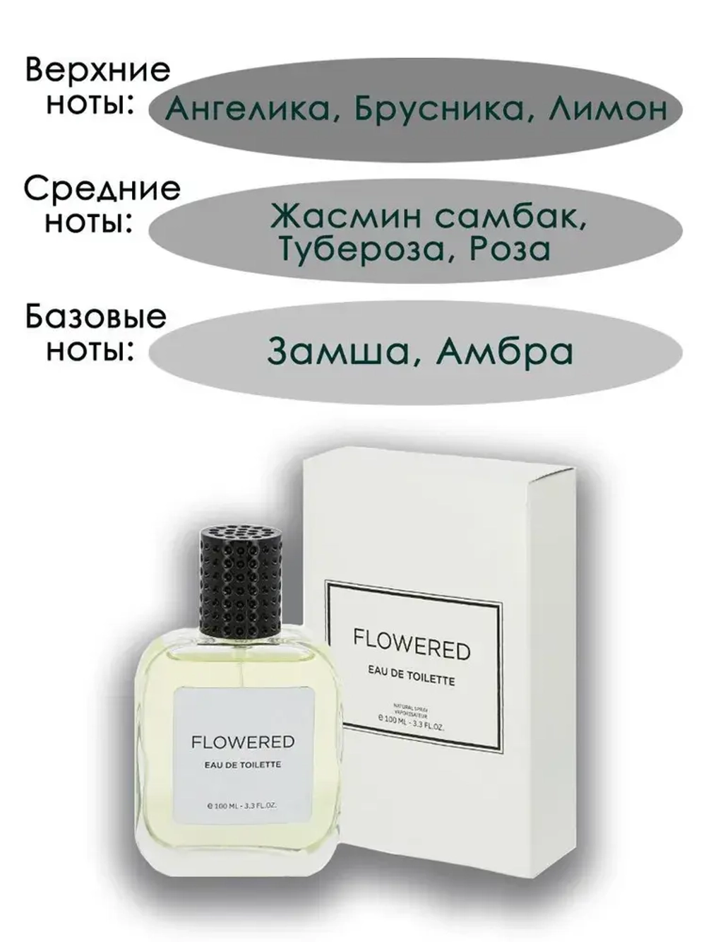 Туалетная вода для мужчин АП "FLOWERED" 100мл Россия