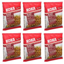 Лапша KOKA Signature с чёрным перцем 85 г 6 шт
