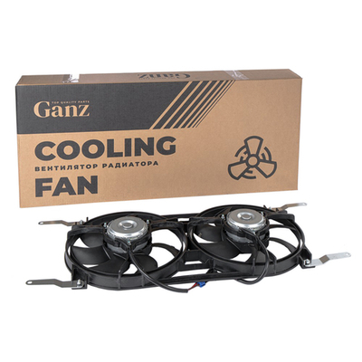 Вентилятор радиатора в сборе (двойной) УАЗ 3163 Patriot  2.7/2.7i/2.3 дизель GANZ GIC06556