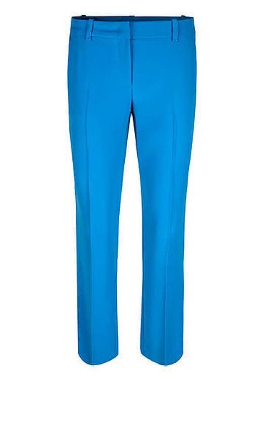 Голубые брюки из крепа