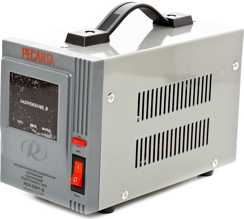 Стабилизатор РЕСАНТА АСН-500/1-Ц однофазный, релейный 220В