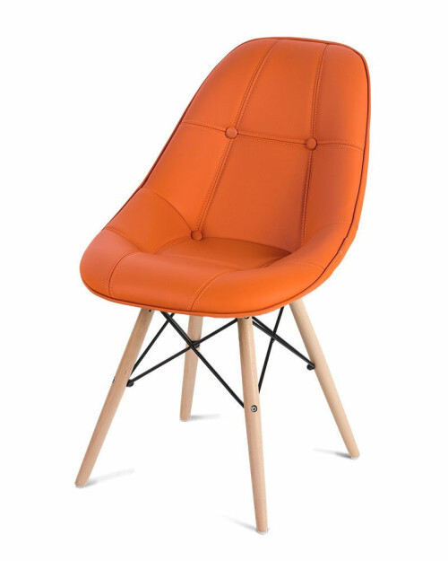 Стул VESPER K-017 FW экокожа/дерево/черный ДЭФО