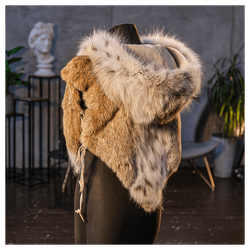 Жилет из меха рыси «Рысяйка косматая»