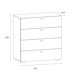 Комод Скайлайн, графит