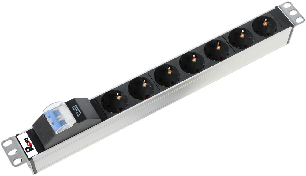 Блок розеток 19", 7 розеток ЦМО R-16-7S-A-440-K