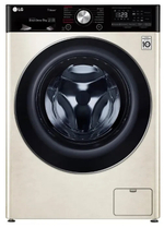 Стиральная машина LG F-2V5HS9B бежевая,7кг,1200об,с дисплеем,стиральная машина с паром