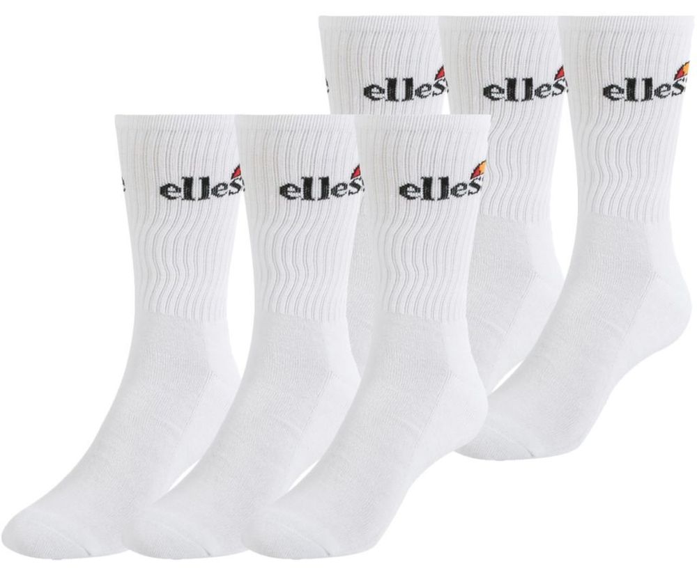 Носки теннисные Ellesse Romuno Sport Sock 6P - white