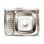 Мойка 60х50 (0,4) прав вып 1 1/2 Эконом  (глуб. 13см)