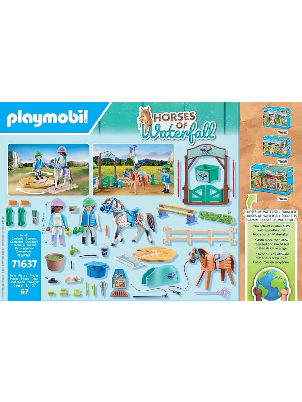 Набор Современная школа верховой езды Playmobil 71637