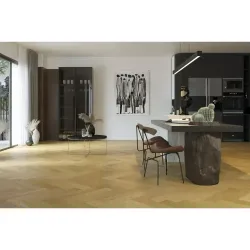Fargo Quartz Parquet Английская Елка Дуб Медовый Раф, 1,936 м²