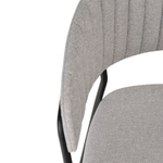 Стул Turin серый с чёрными ножками