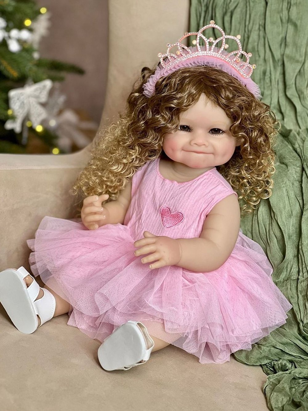 Кукла Реборн виниловая 55см в пакете (FA-826)