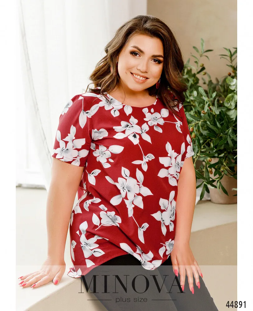 Блуза 2258-красный Minova