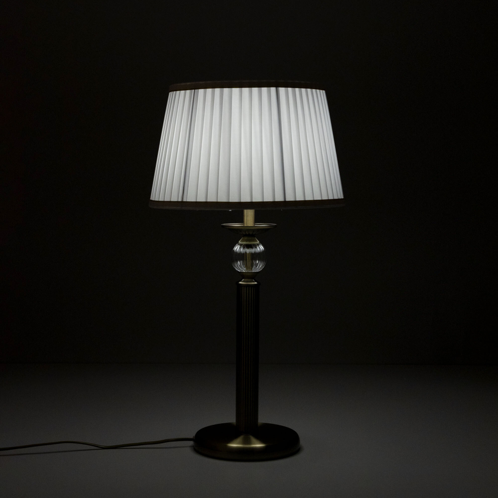 Citilux Гера CL433813 Настольная лампа с абажуром Бронза