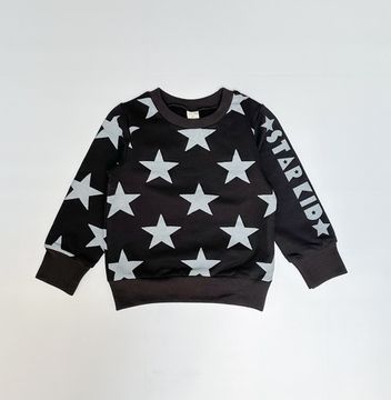 Свитшот "Звезды" черный