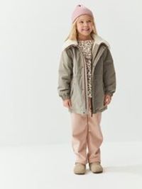 Брюки вельветовые "Пудровый беж" утепленные