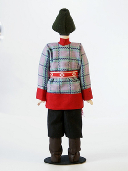 Кукла фарфоровая Удмуртка, Вятская губерния