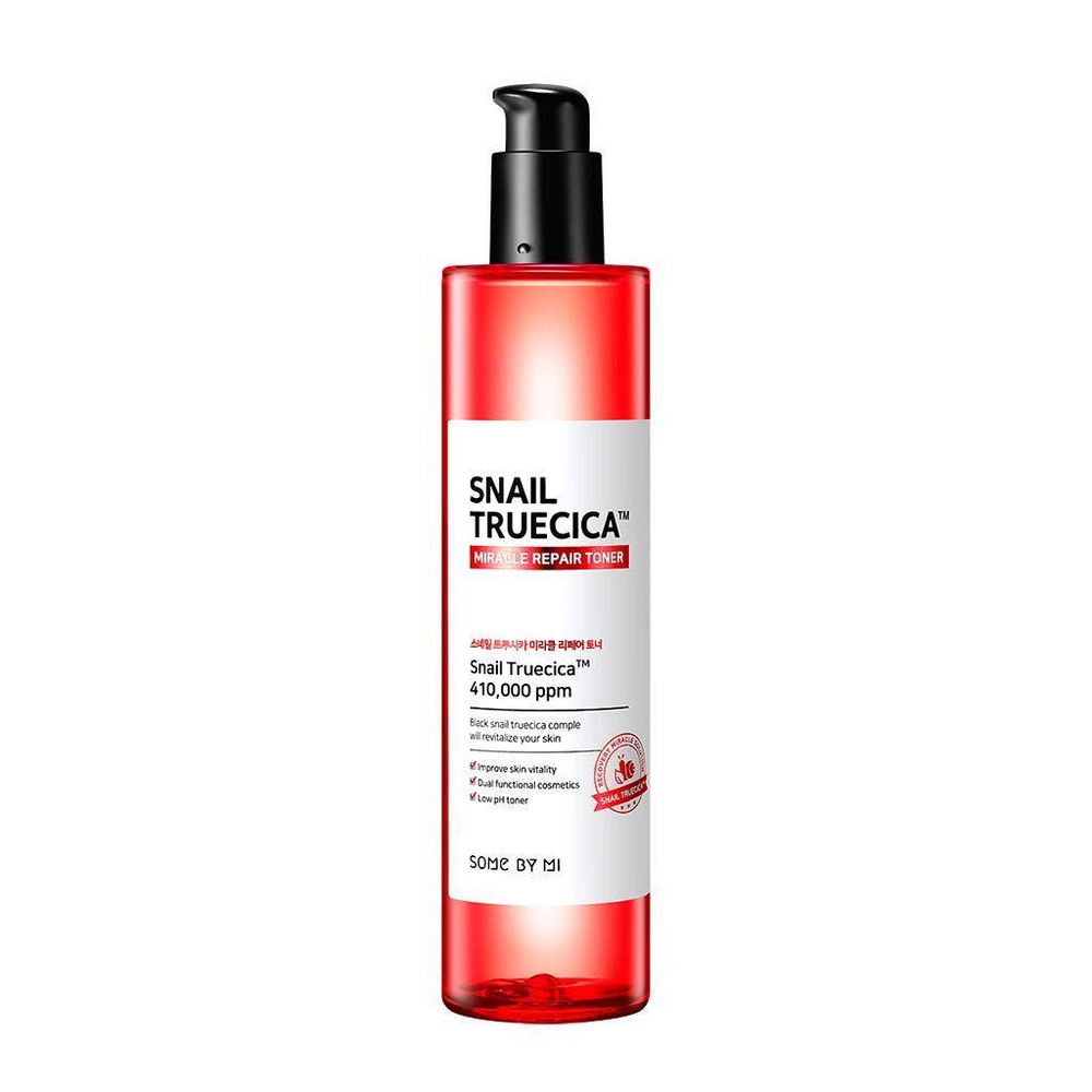 Восстанавливающий тонер с муцином чёрной улитки Some By Mi Snail Truecica Miracle Repair Toner