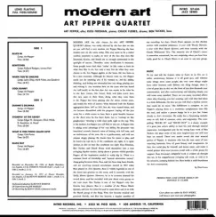 Art Pepper Quartet – Modern Art - Blue Note Tone Poet Series - LP