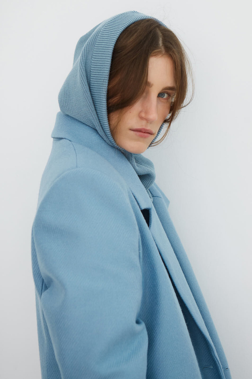 Жилет вязаный, графит