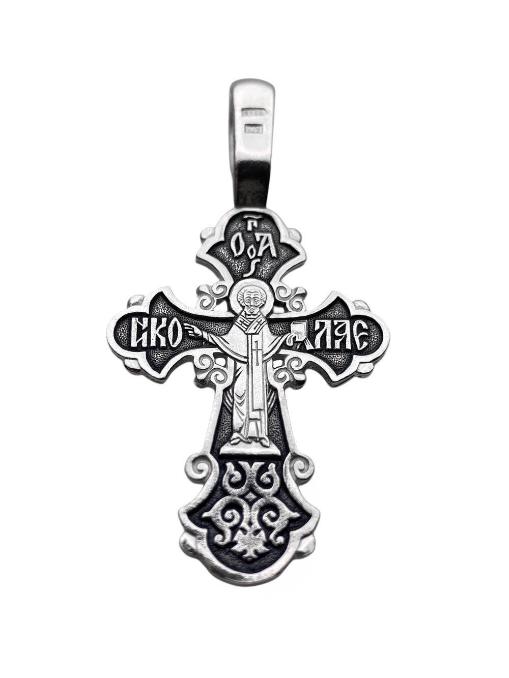 Крест из серебра/Чернение/Валаамская БМ
