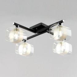 Citilux Вирта CL139145 Люстра потолочная Чёрная Матовая