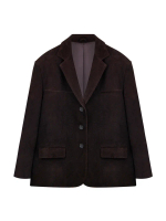 Jacket ODRI dark brown color