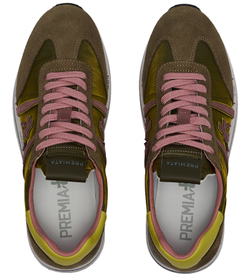 Premiata Beth 4917 зеленые с розовым