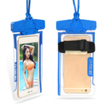 Водонепроницаемый чехол для смартфона DF Water-01 blue