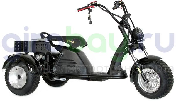 Электроскутер IKINGI M6 PRO TRIKE 6000W - Чёрный фото №2