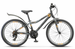 Велосипед 24" Stels Navigator-410 V  21ск. V010, антрацитовый/чёрный