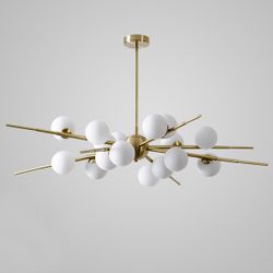 Люстра На Штанге Cherry Bomb 16 Balls Gold By Imperiumloft