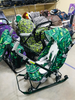 Коляска комбинированная «Ника Детям 7-8SK» зеленый (арт. НД7-8SК/2)