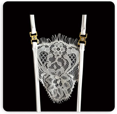 Открытые кружевные трусики La Fiore (Размер: M) (Цвет: белый)