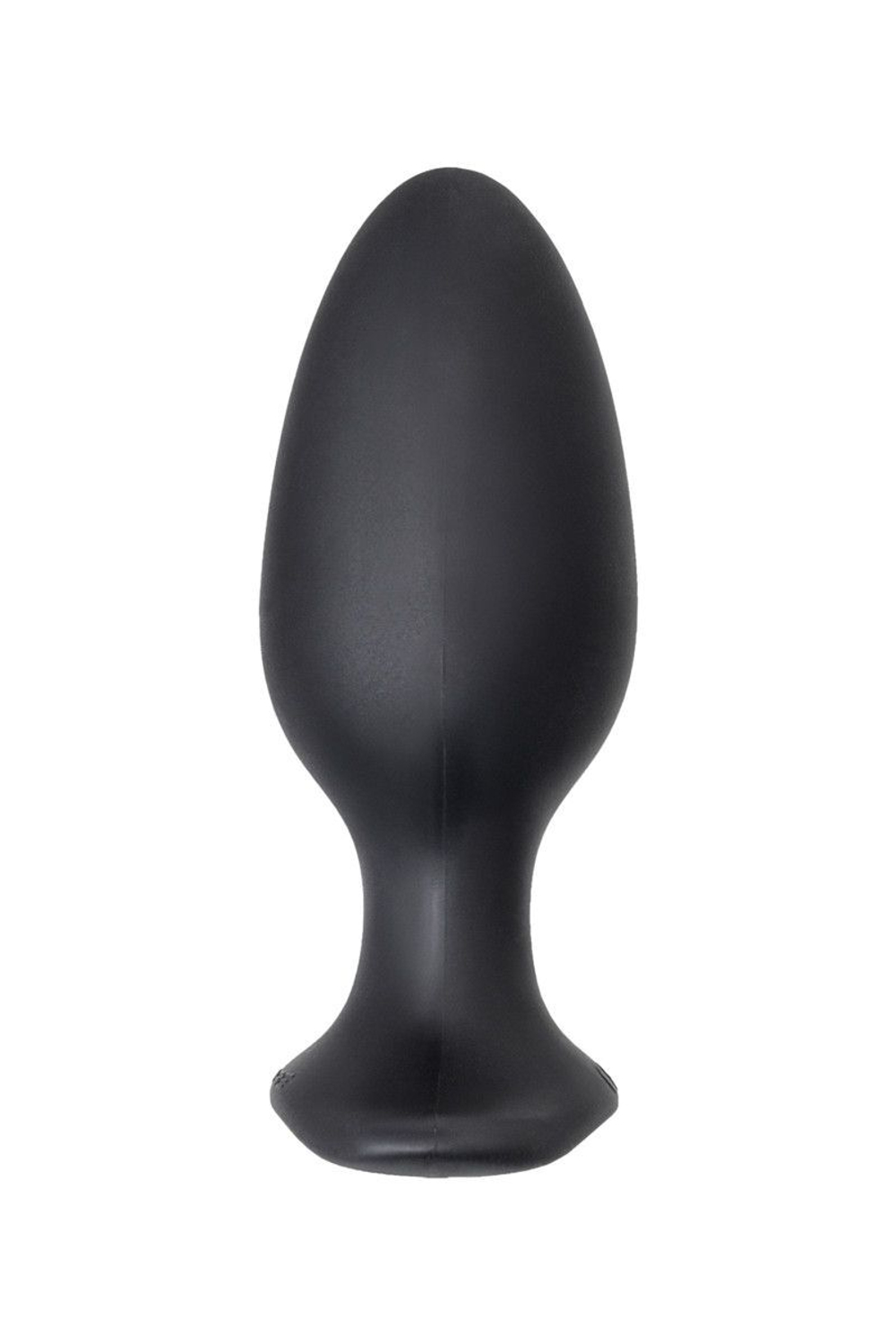 Черная анальная вибропробка HUSH 2 Size L - 12,1 см.