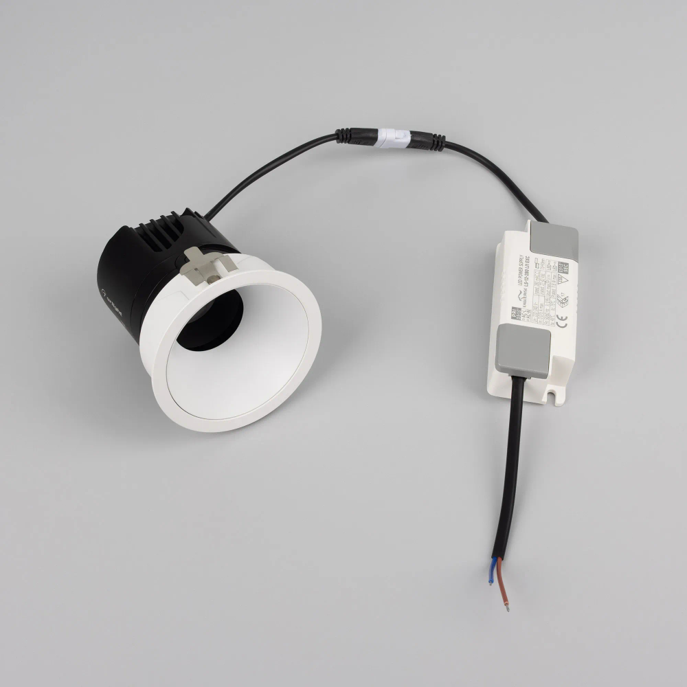 Светильник MS-ARADO-BUILT-R75-12W Warm2700 (WH-WH, 24 deg, 230V) (Arlight, IP20 Металл, 5 лет) 062703