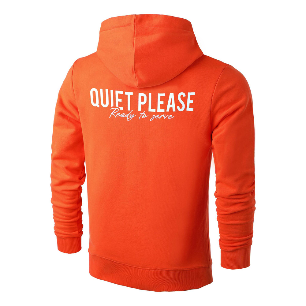Мужская кофта теннисная Quiet Please Ready To Serve Hoody Men - Orange