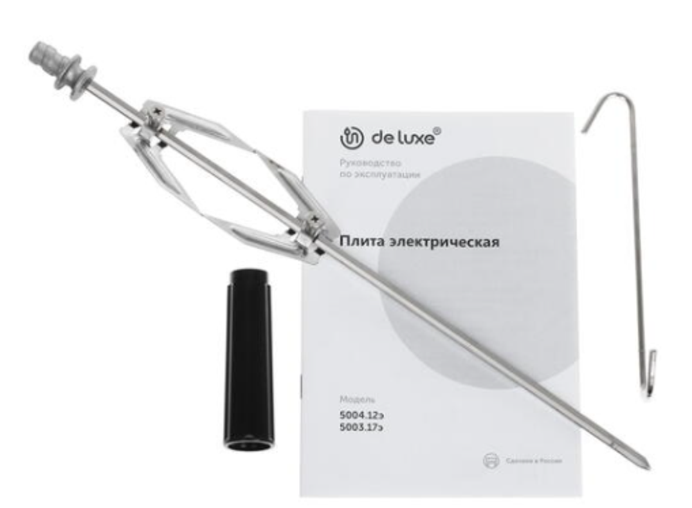 Плита газовая DE LUXE 5040.20гэ (кр) ЧР (эл.духовка)