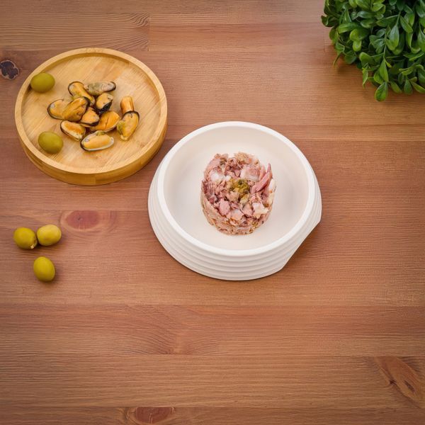 Пауч Monge Supreme Adult cat для взрослых кошек с мидиями и оливками