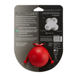 Playology жевательный тройной мяч SQUEAKY BOUNCE BALL для собак средних и крупных пород с пищалкой и с ароматом говядины, цвет красный