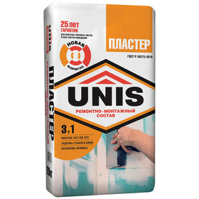 Монтажно-ремонтная смесь Юнис Пластер 20 кг