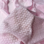 Батист розовые Ромашки