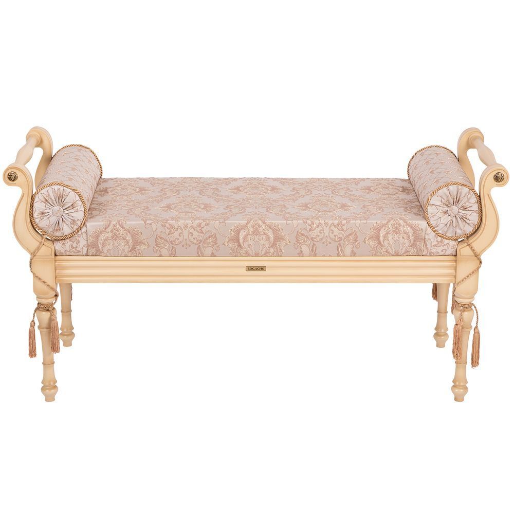 Банкетка Флоренция Айвори Каледония Даймонд Бисскоти