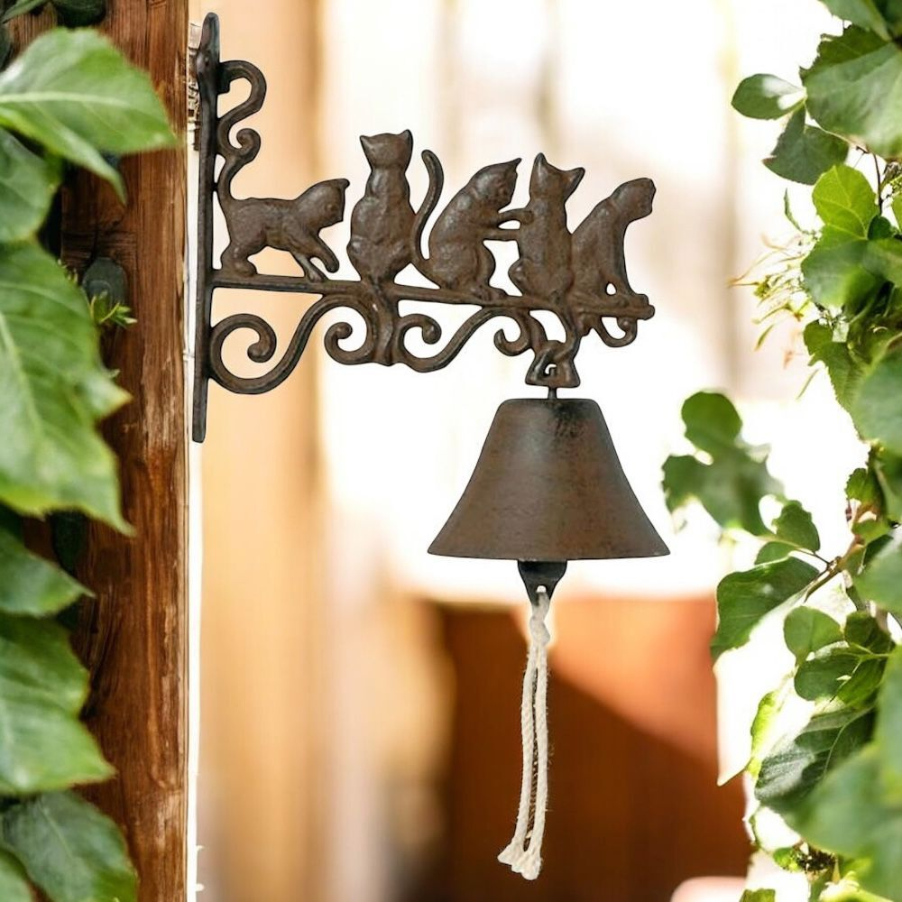 Колокол Коты 28 см  [Арт. DEC1520]