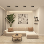 DK6444-BK Поворотный однофазный трековый светильник EDDER со светодиодом L273mm 220V 20W 30° 4000K IP20 черный алюминий